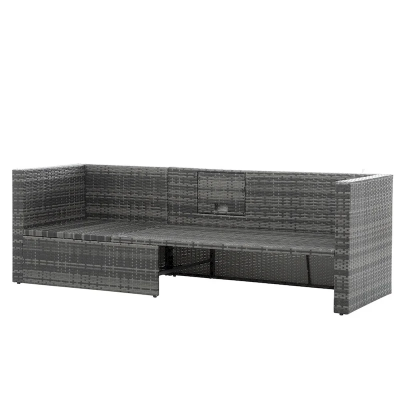 5 Set Wicker Furniture,Patio Furniture,Seasonal PE Wicker Furniture