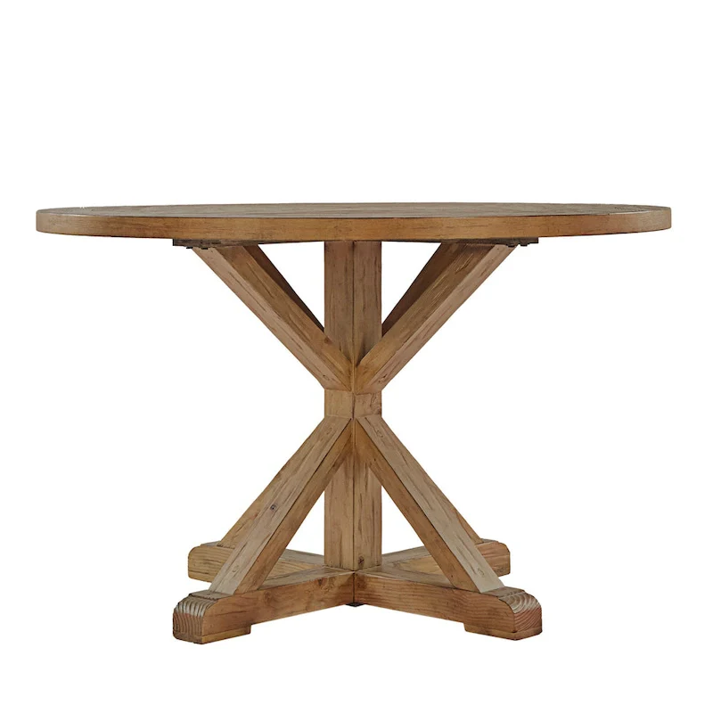 Benchwright X-base 48-in. Round Dining Set by iNSPIRE Q Artisan
