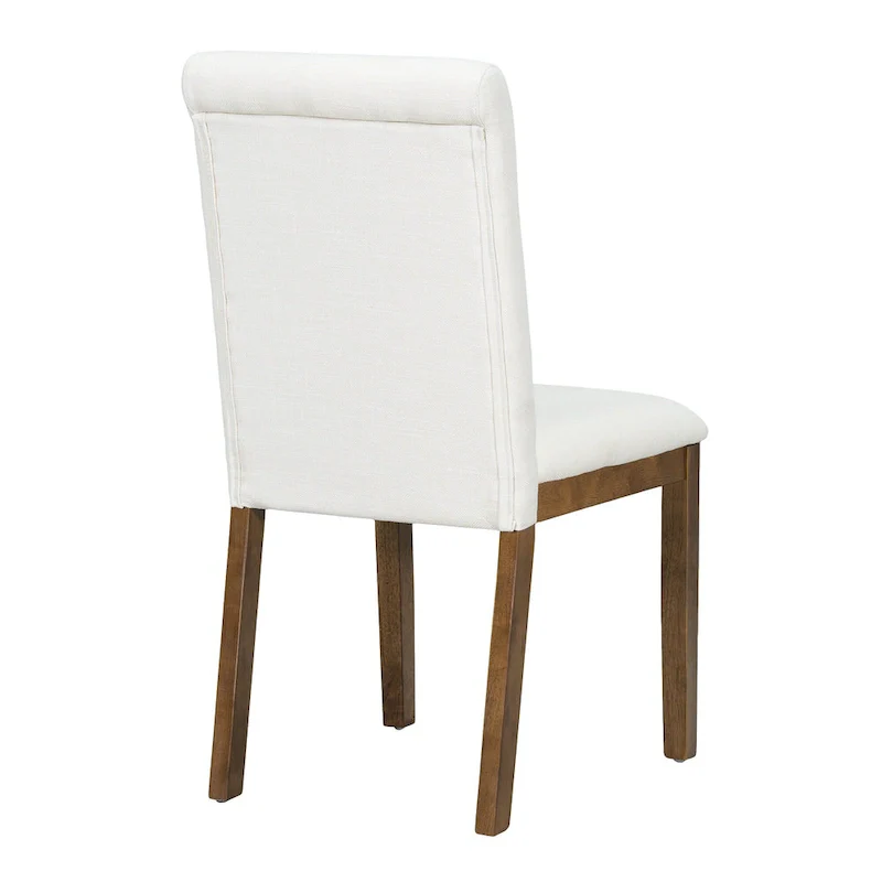 6-Piece Farmhouse Extendable Dining Set with Leaf & Bench