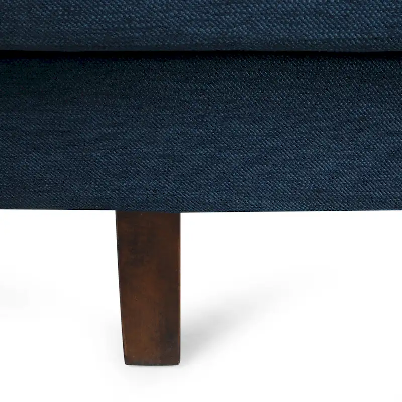 3-Seater Upholstered Sofa Mid-Century Modern Design Birch Wood Legs 73.5