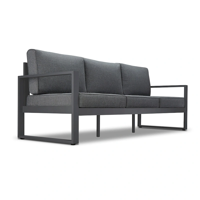 Baltic Outdoor Sofa in Grey by Real Flame