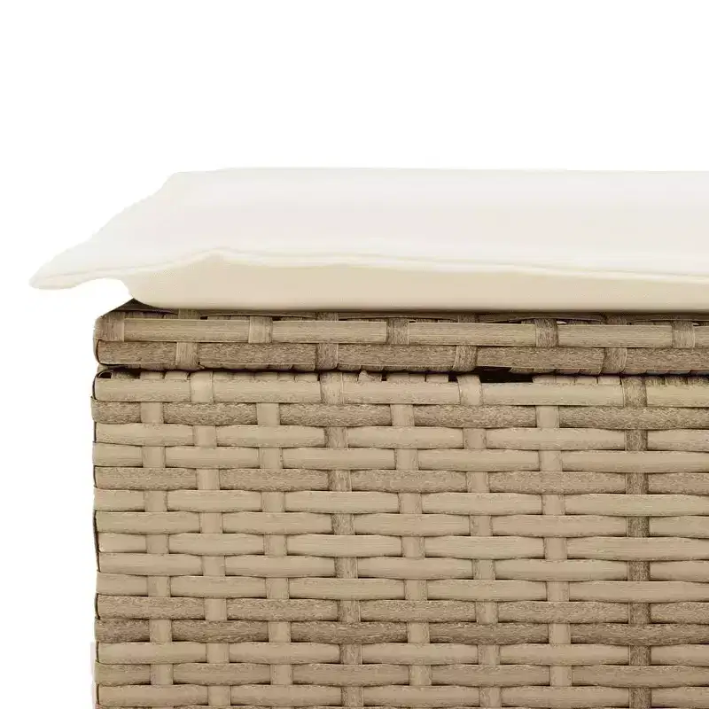 vidaXL Garden Sofa Set Rattan, Cushions