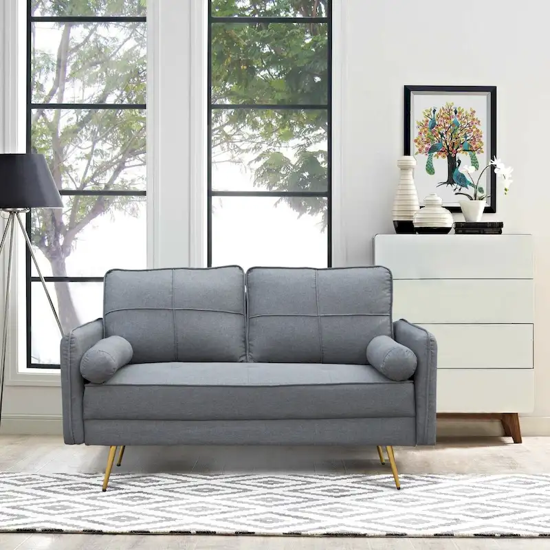 Round Arm Loveseat