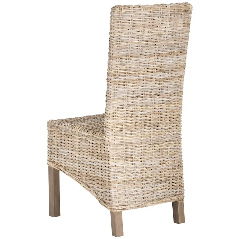 SAFAVIEH Candy Natural Wicker Dining Chair (Set of 2) - 19 W x 22 D x 41 H - 19Wx22Dx41H