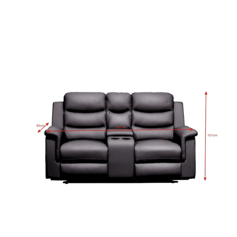 Reclining Loveseat with Middle Console Slipcover