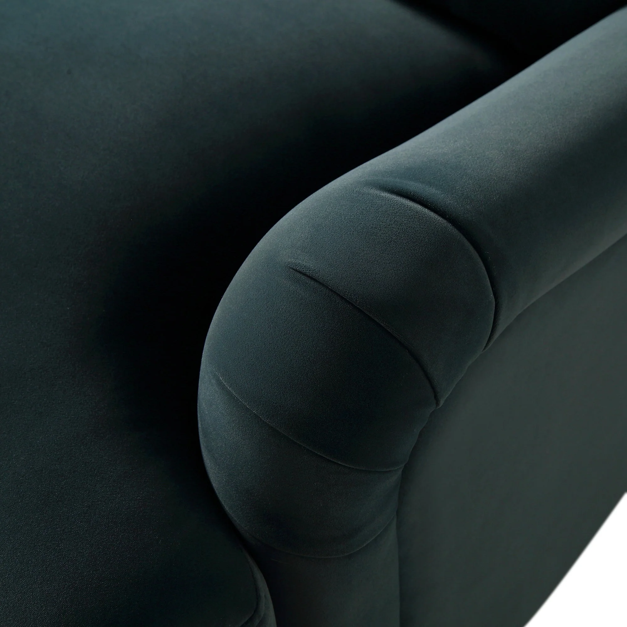 Aegean Blue Velvet Sofa, 2-Seater