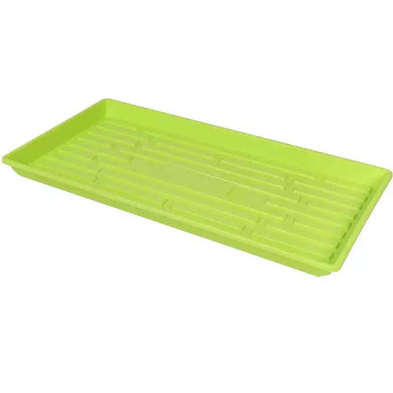 SUNPACK 10 x 20 Heavy Duty Shallow Plastic Seed Starting Tray, 1