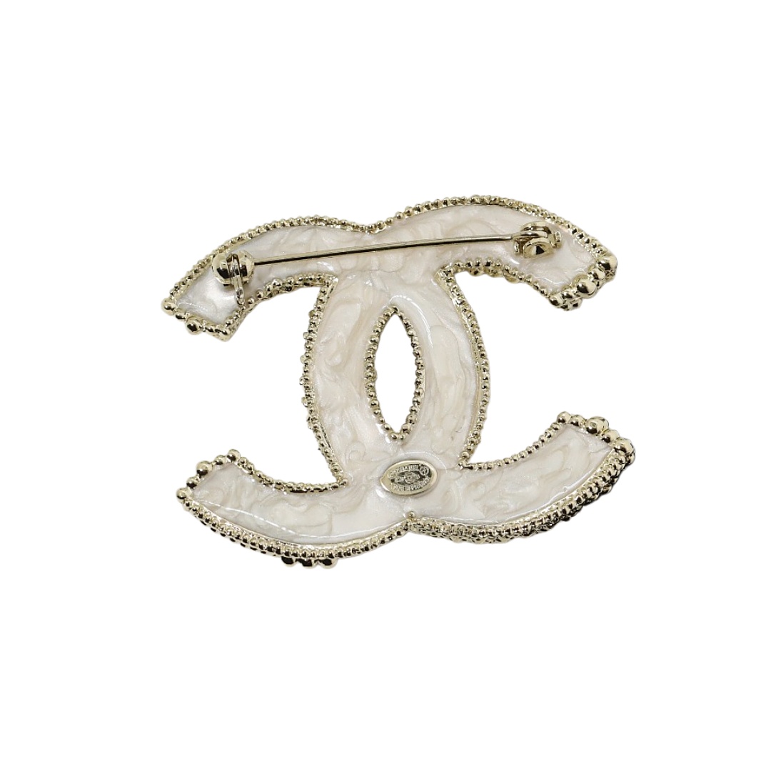 BCB617 Chanel CC Logo brooch pin - ccjewelryacc