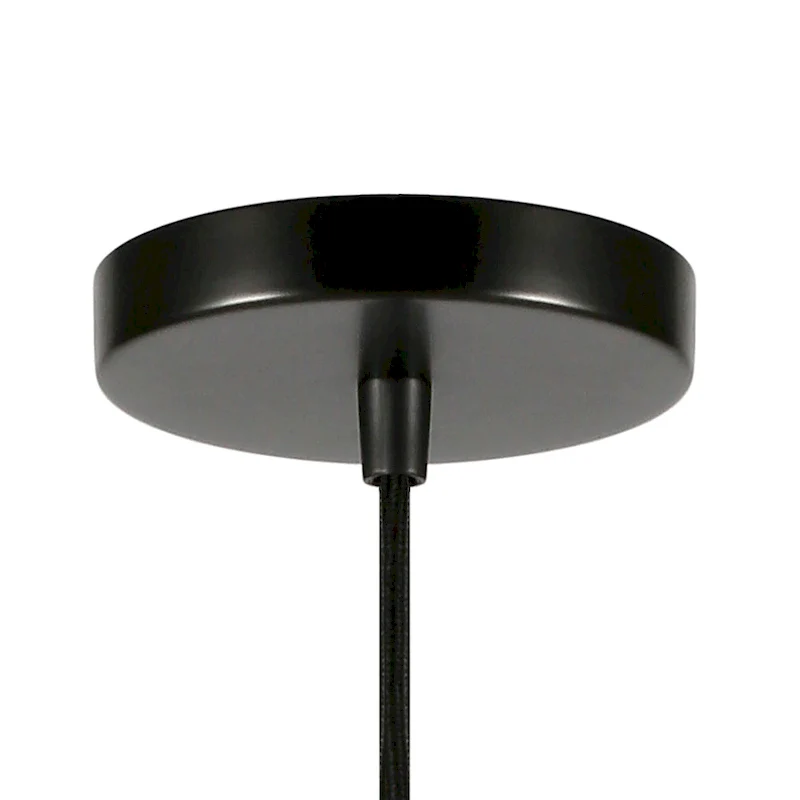Zeno 12  Wide Pendant with Metal Shade