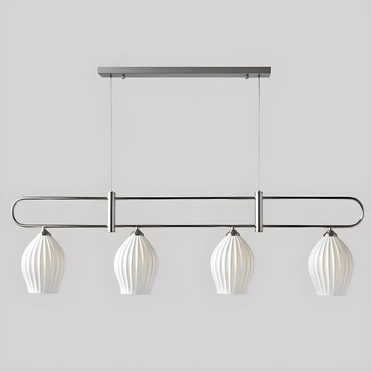 Simple Modern Ceramic Multi-Light Island Pendant Light