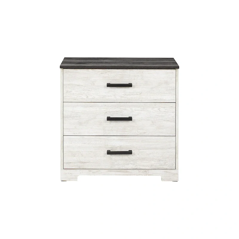 Contrasting Woodgrain Chest of Drawers