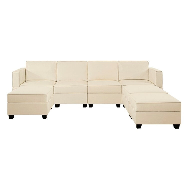 Modular Convertible Sectional Sofa Bed Sleeper Loveseat Couch