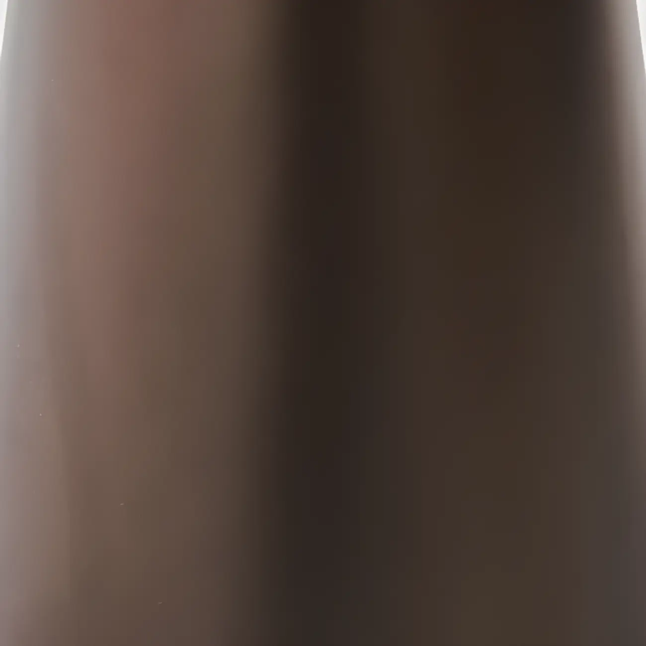 Brown Modern Round Tabletop Metal Pedestal Side Table