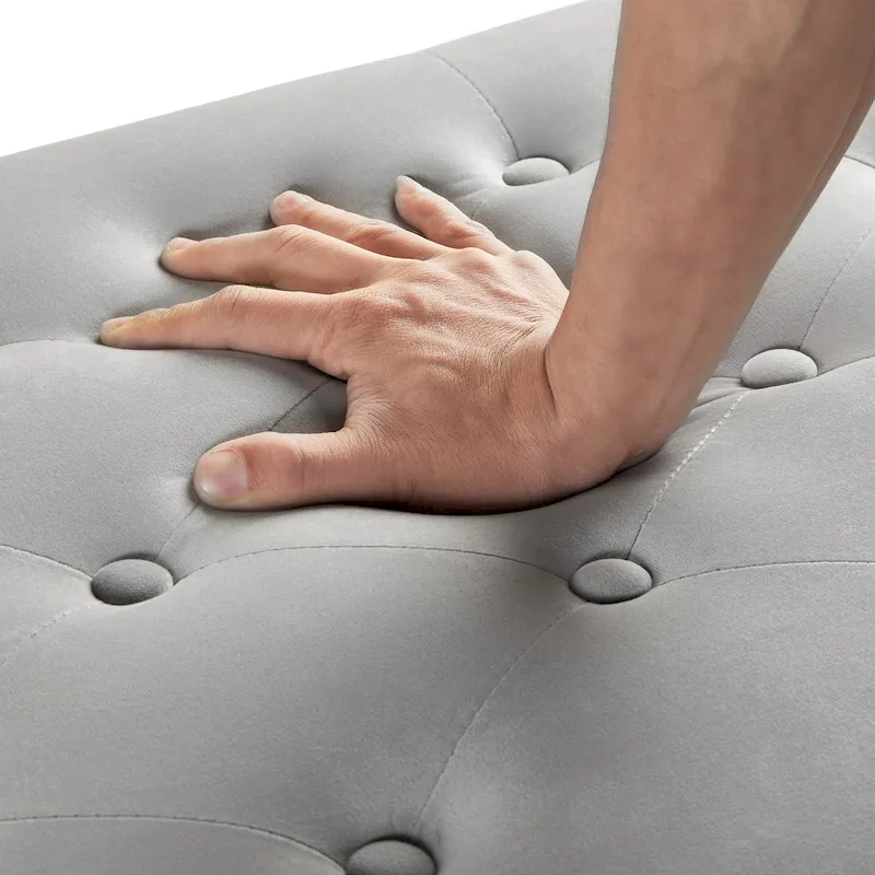 Entryway Living Room Soft Padded Seat with Armrest,Bed Bench