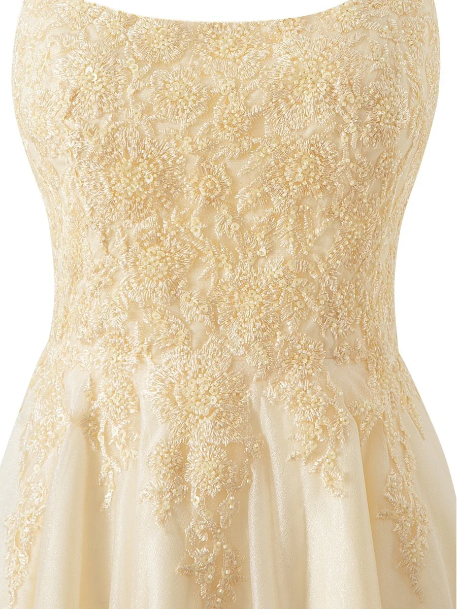 Navy Blue A-line Chiffon Short Homecoming Dress