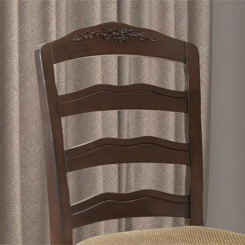 Shak Traditional Wood Ladderback Dining Chairs (Set of 2) by Furniture of America