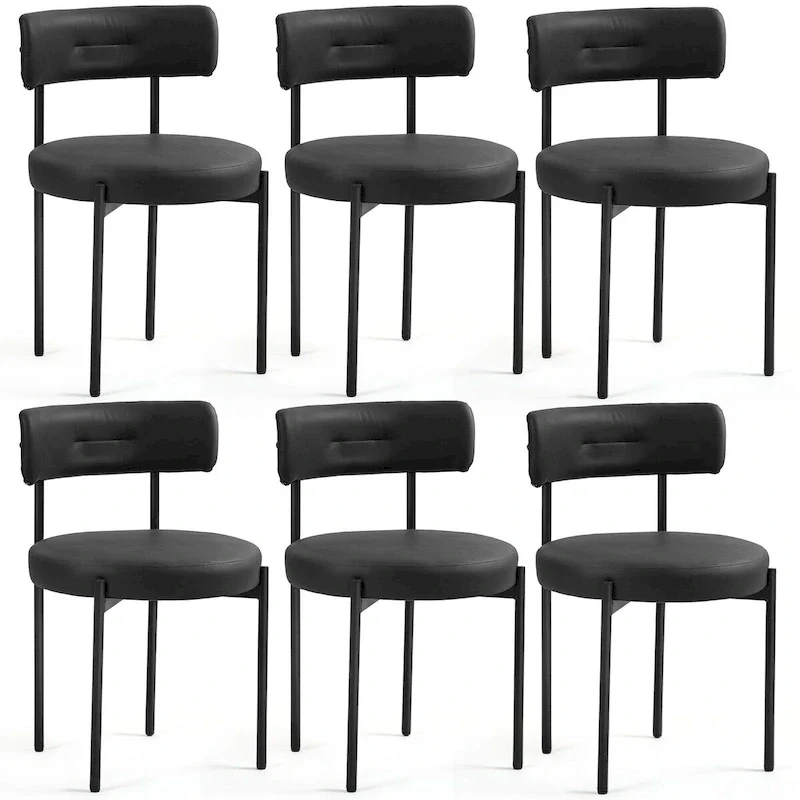 AVAWING Dining Chairs Mid-Century Modern Kitchen Chairs Set of 6