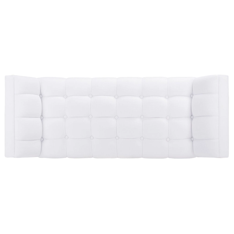 SAFAVIEH Couture Mlfrid Tufted Bench - 53.2 W x 20.9 L x 20.9 H - 53Wx21Dx21H