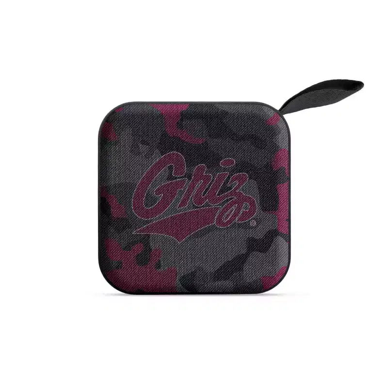 NCAA Montana Grizzlies Bluetooth Portable Speaker with FM Radio: USB & MicroSD Compatible