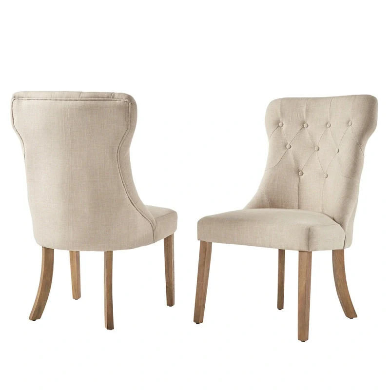 Voyager Button-tufted Dining Chairs (Set of 2) by iNSPIRE Q Artisan