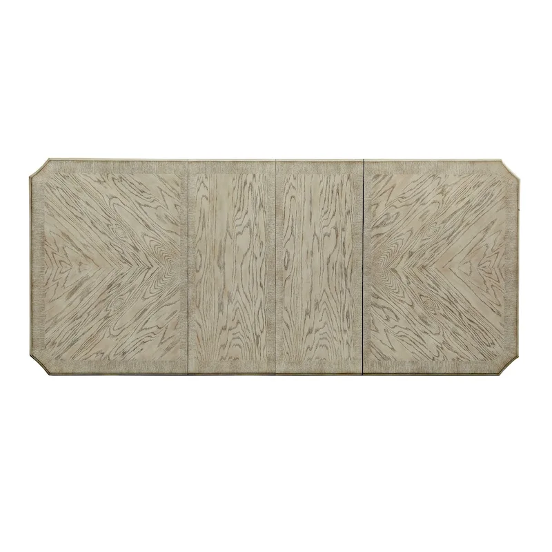 Furniture of America Tani White 100-inch Wood Expandable Dining Table