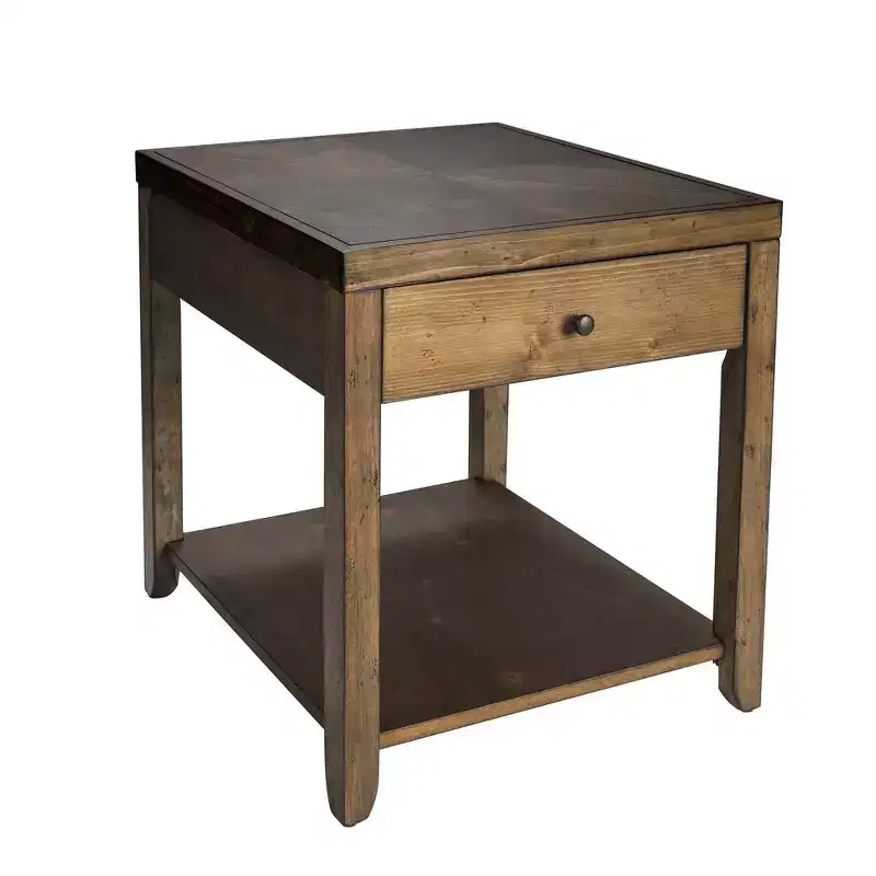 Liberty Furniture,Mitchell End Table in Nutmeg