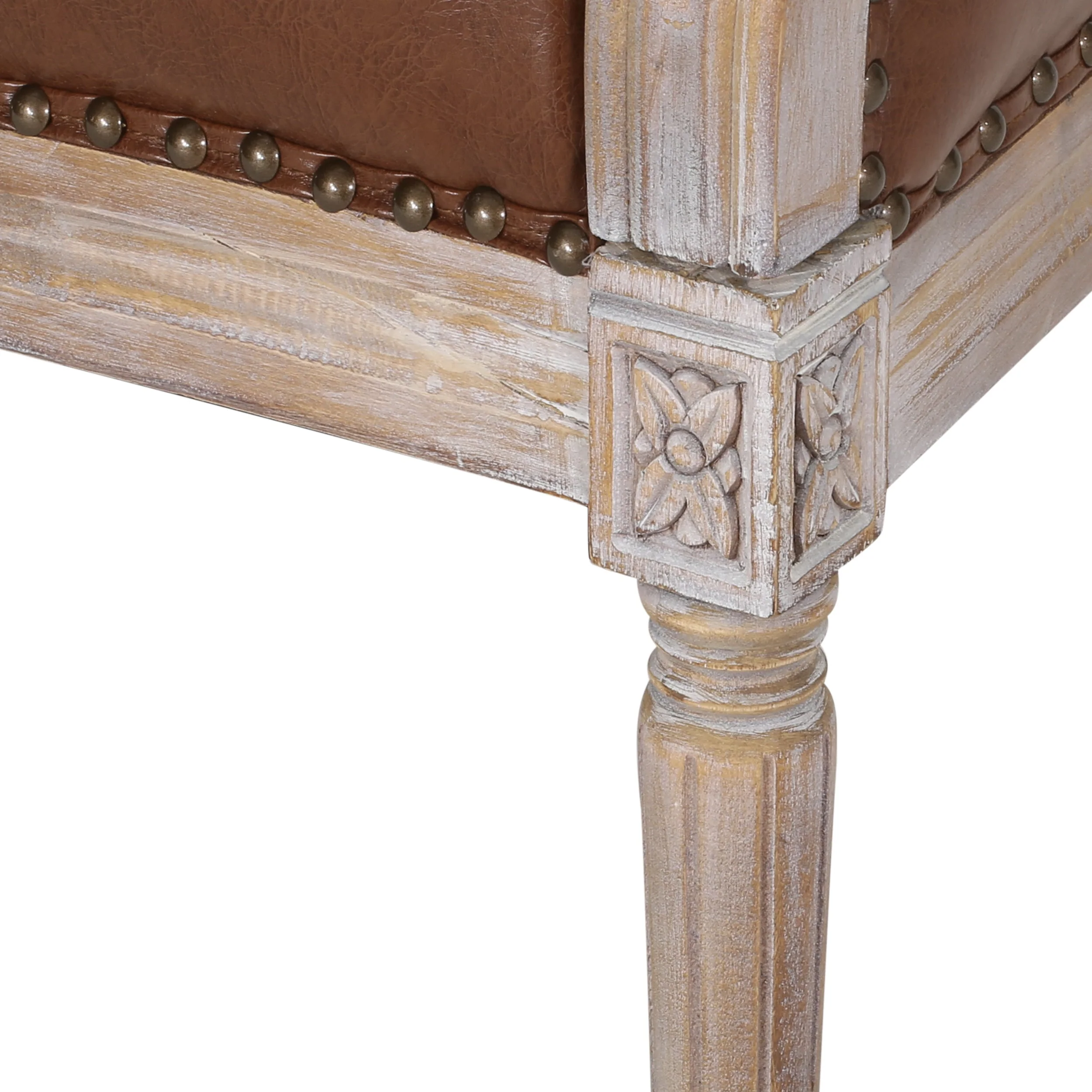 French Country Tufted Loveseat