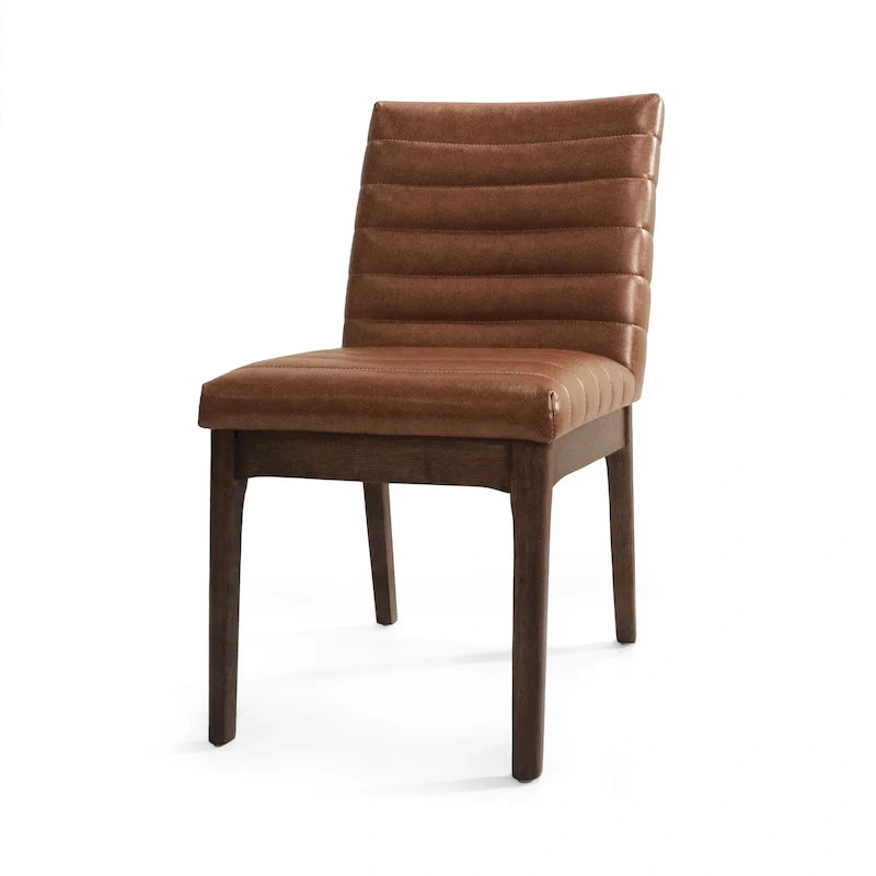Vertically Quilted Upholstered Dining Chairs (Set of 6)