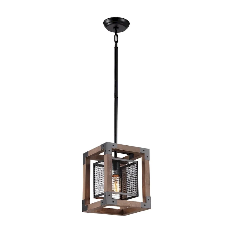 Ancient Style Pendant Chandelier (Brown/Black) Dempster - 1 Light