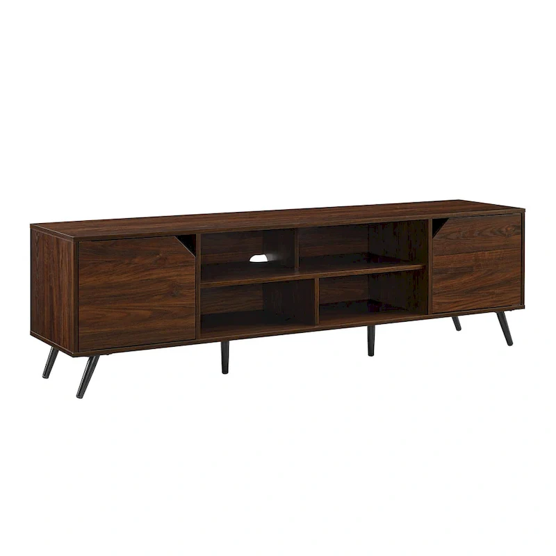 70-inch TV Stand with Storage Cabinets for Living Room