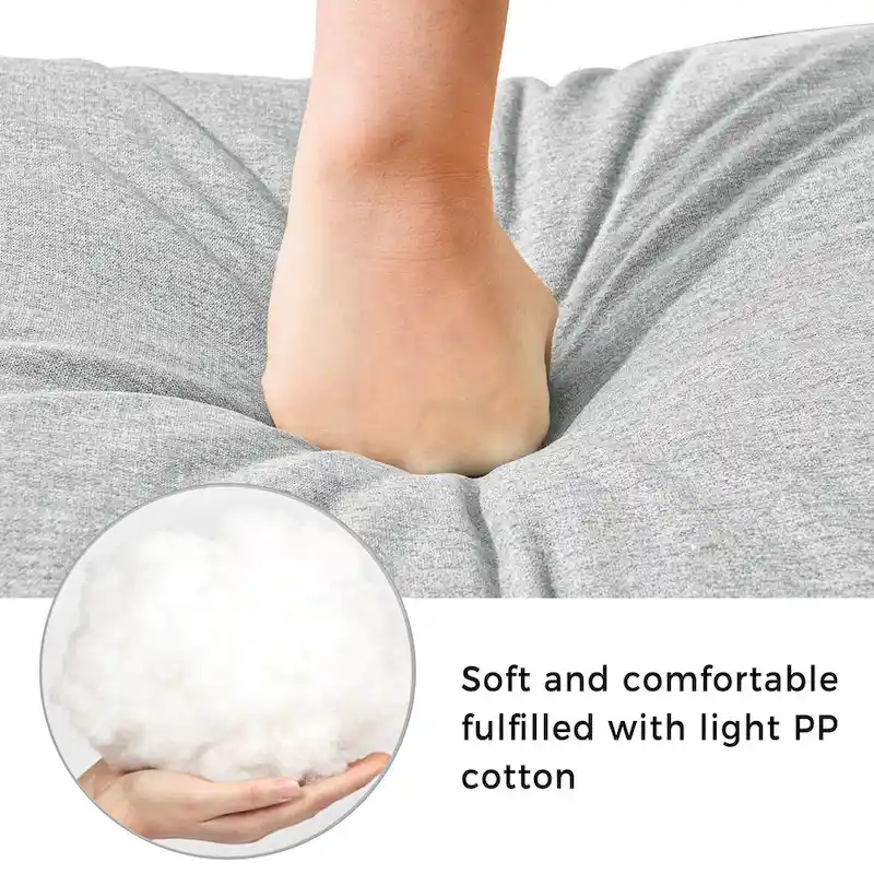 Mid-Century Modern Upholstered Chaise Lounge Sofa