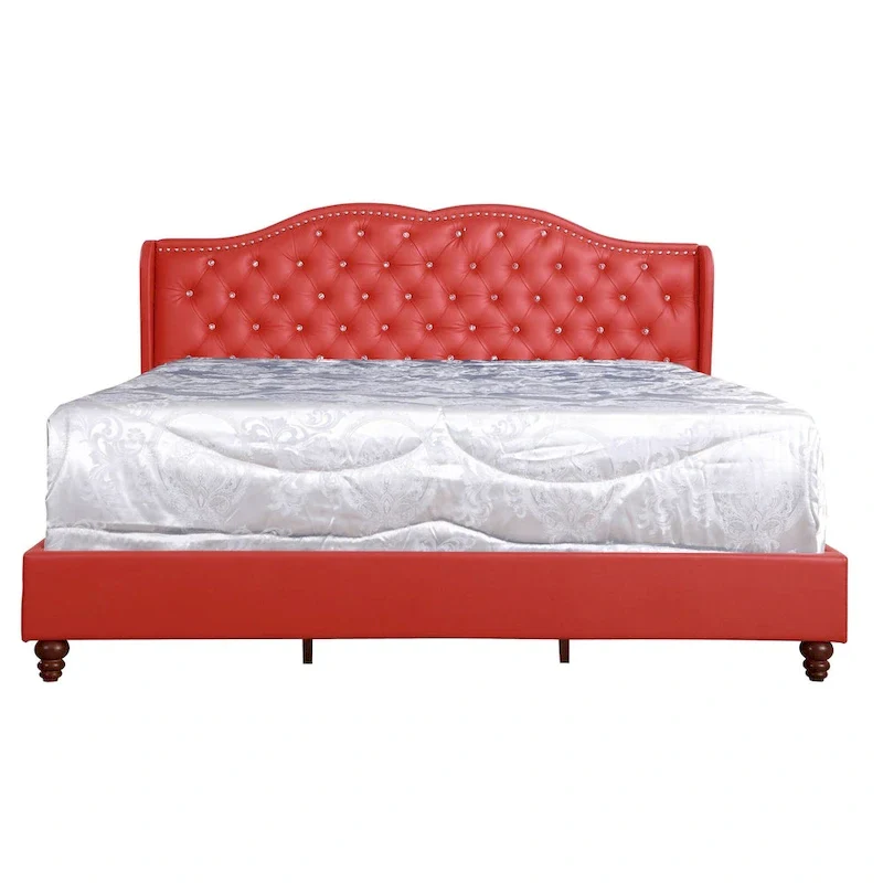 Joy Jewel Tufted Upholstered Bed