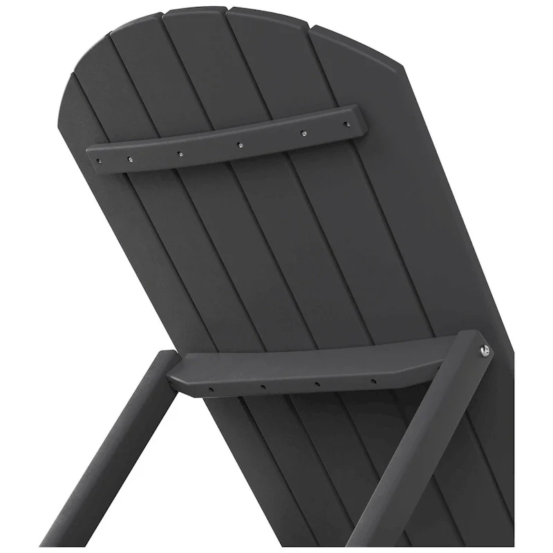 Polytrends Altura Armless Poly Eco-Friendly All Weather Reclining Chaise Lounge (Set of 2)