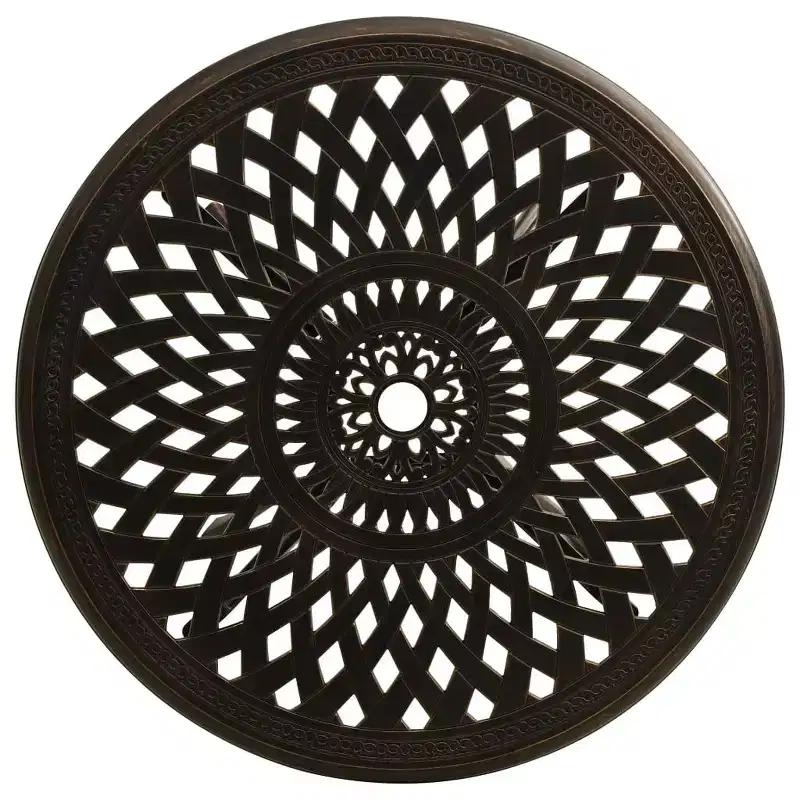 vidaXL Bistro Set Cast Aluminum