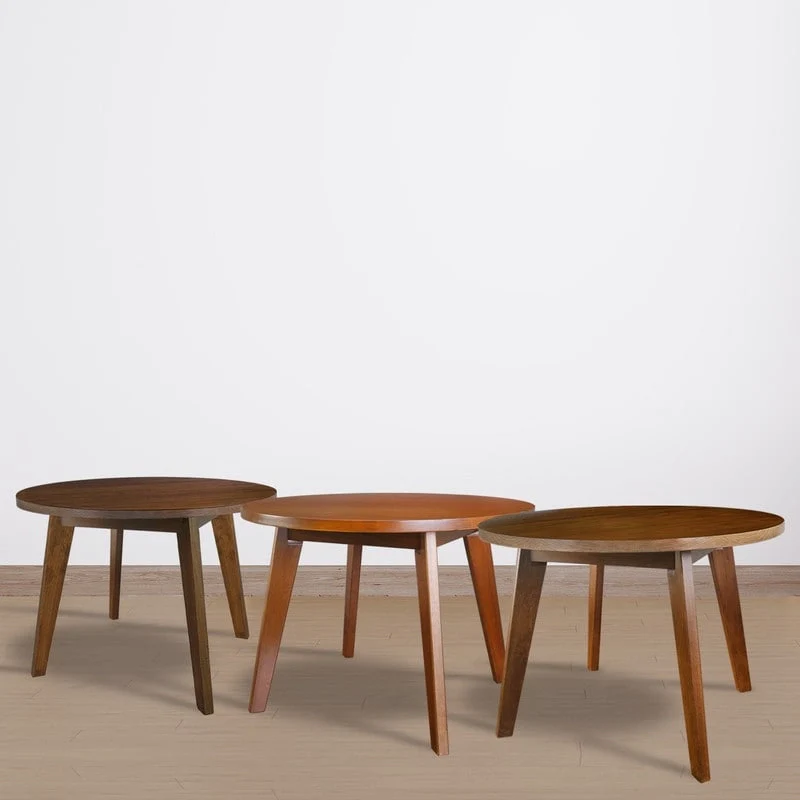 Genuine Hardwood Round Tables