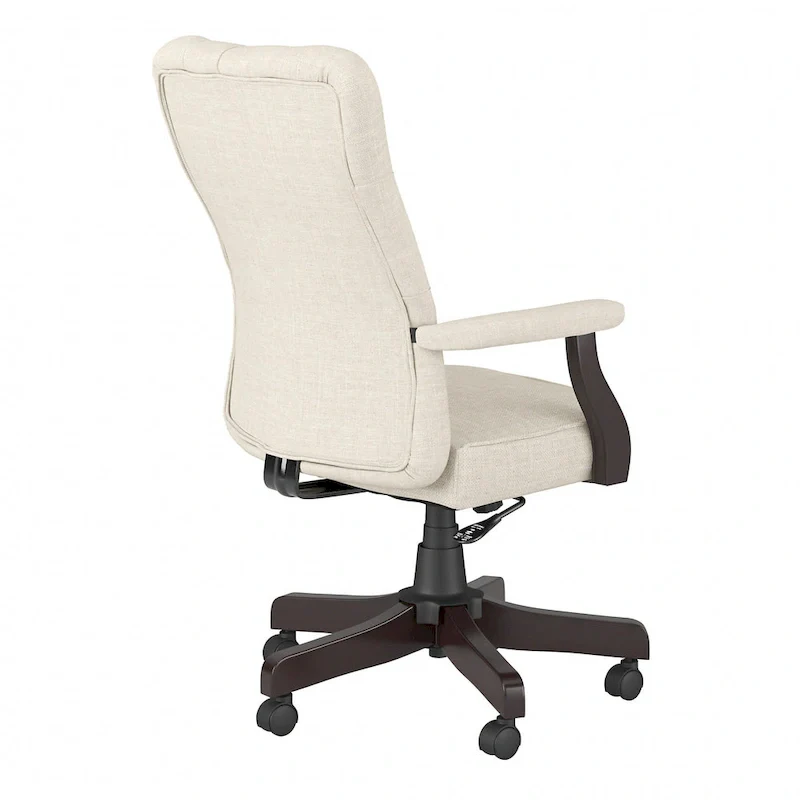 High Back Tufted Office Chair with Arms