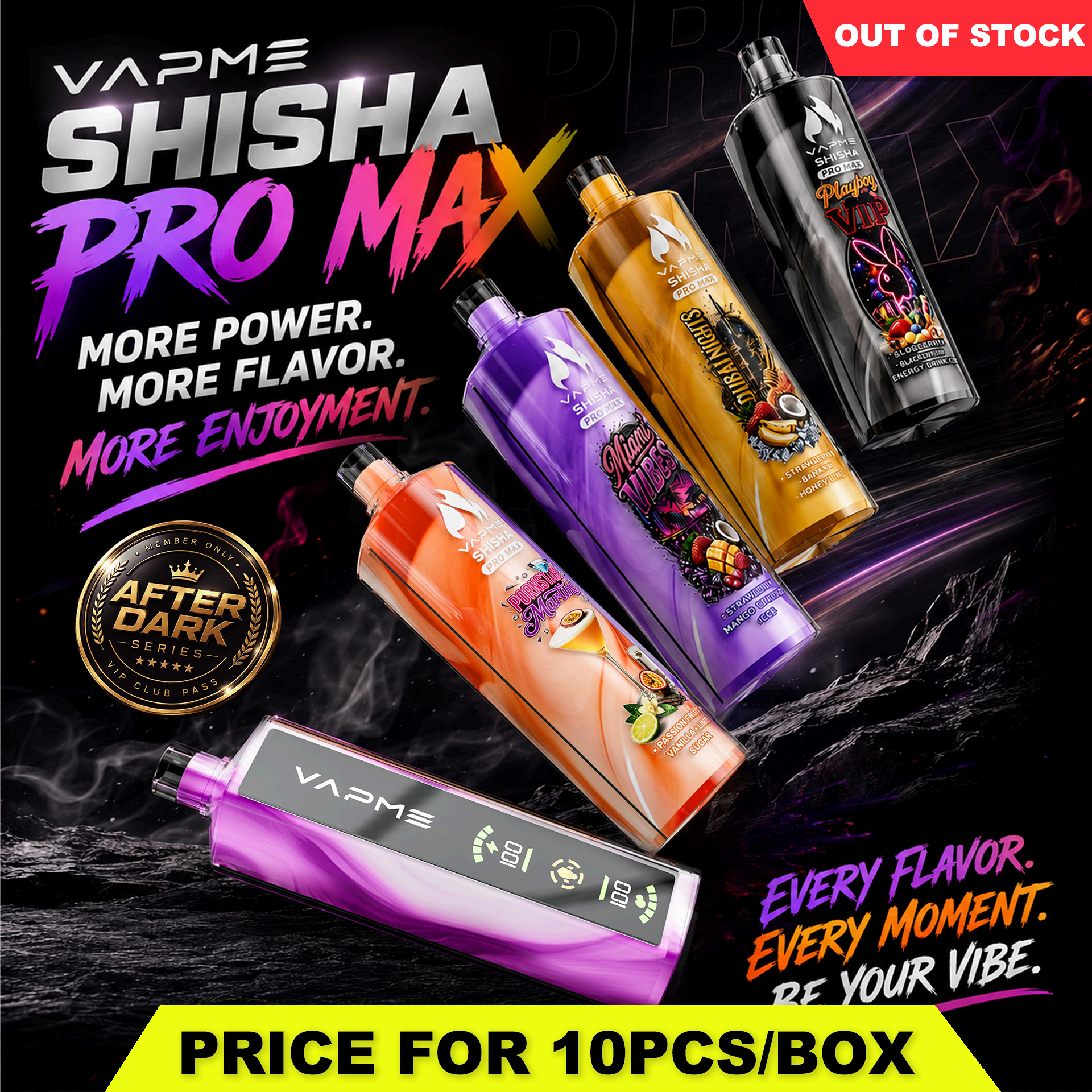 VAPME SHISHA PRO MAX 20000 - EU STOCK