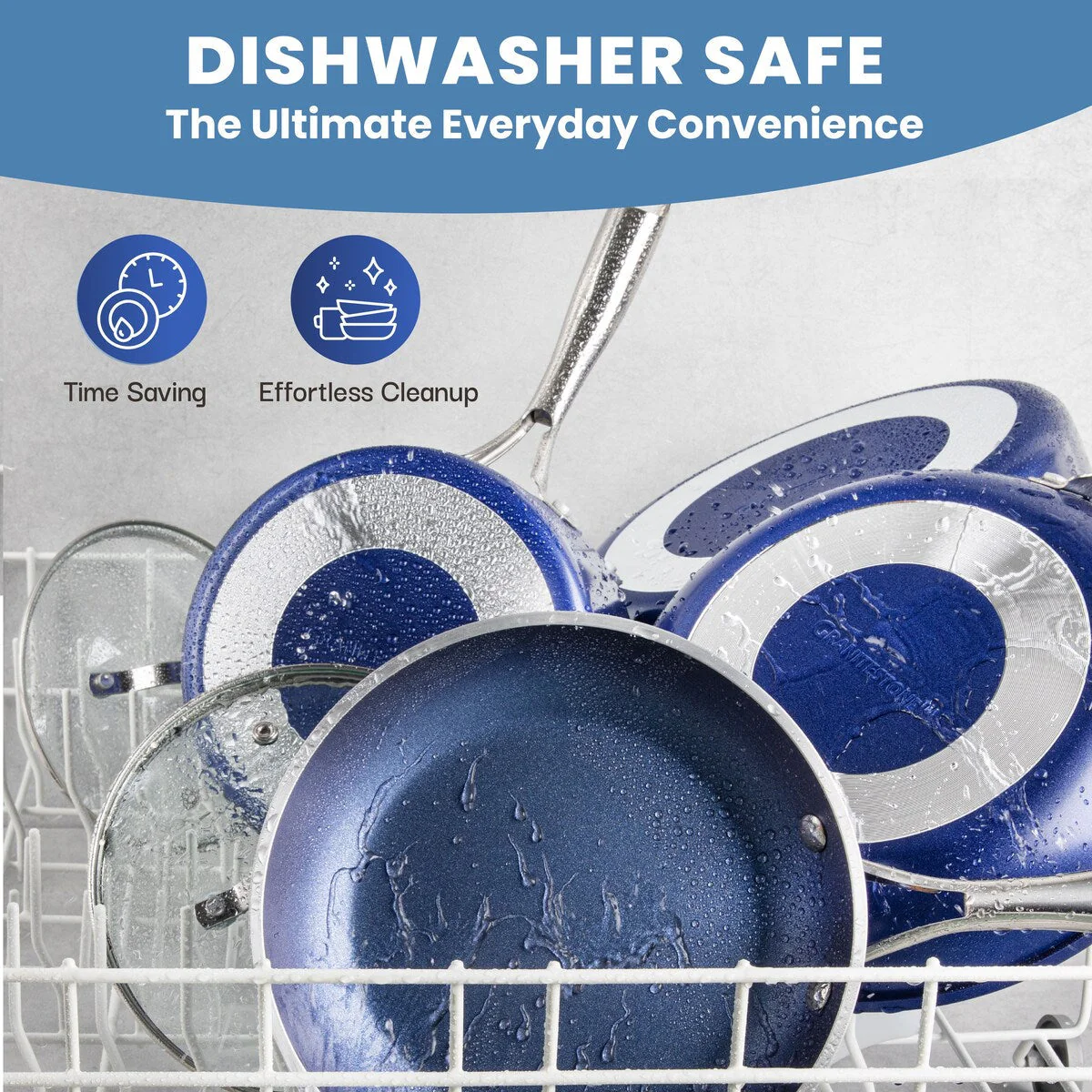 Granitestone Blue 20 Pc Nonstick Cookware Set