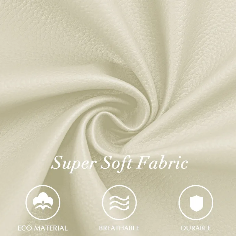 Subrtex(Set of 2)Faux Leather Parsons Upholstered Dining Chair