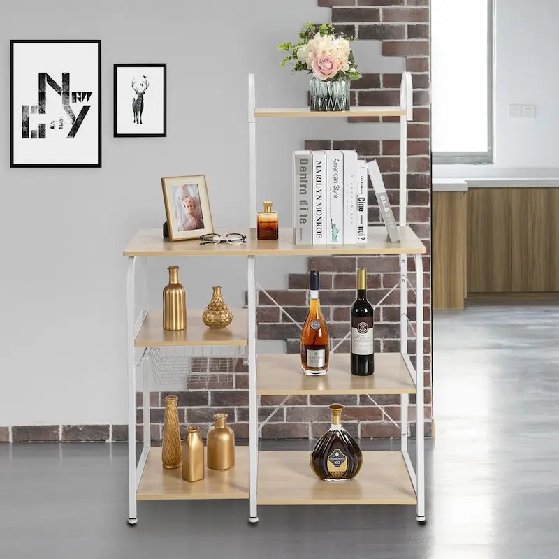 Kitchen Baker's Rack Utility 4-tier Microwave Stand