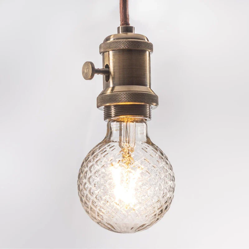 Westinghouse Lighting 5.5-Watt (40-Watt Equivalent) Clear Cut Glass G25 Dimmable Filament LED Light Bulb, Medium Base, 6 Pack