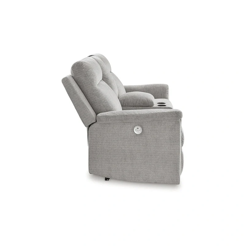 Signature Design by  Barnsana Power Reclining Loveseat with Console