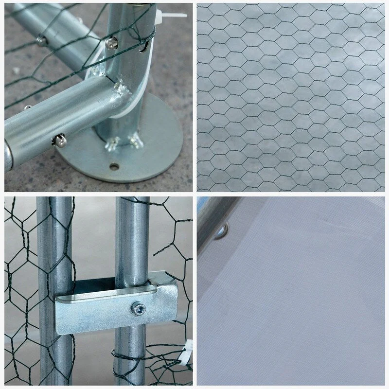 Large Metal Chicken Coop Walk-in Poultry Cage