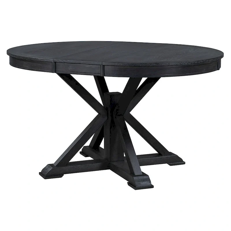 5-Piece Dining Set with Extandable Round Table