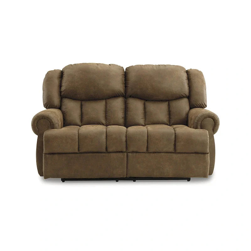 Signature Design by Ashley Boothbay Brown Reclining Loveseat - 75W x 42D x 47H
