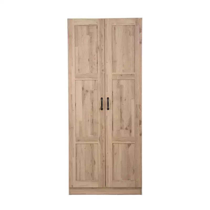 AndMakers 30 in. W x 71 in. H x 16 in. D 5-Shelf Wood Freestanding Cabinet