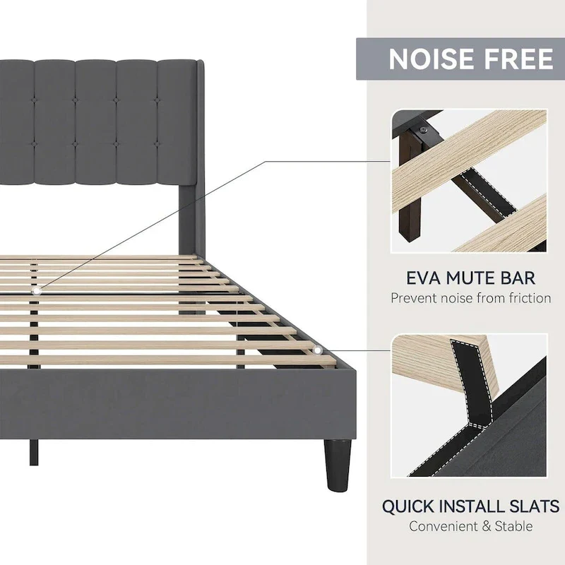 Bed Frame with Headboard