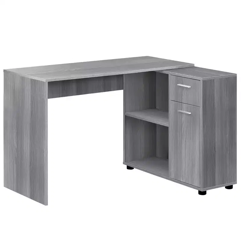 60 Computer Desk with Storage Cabinet - EveryRoom
