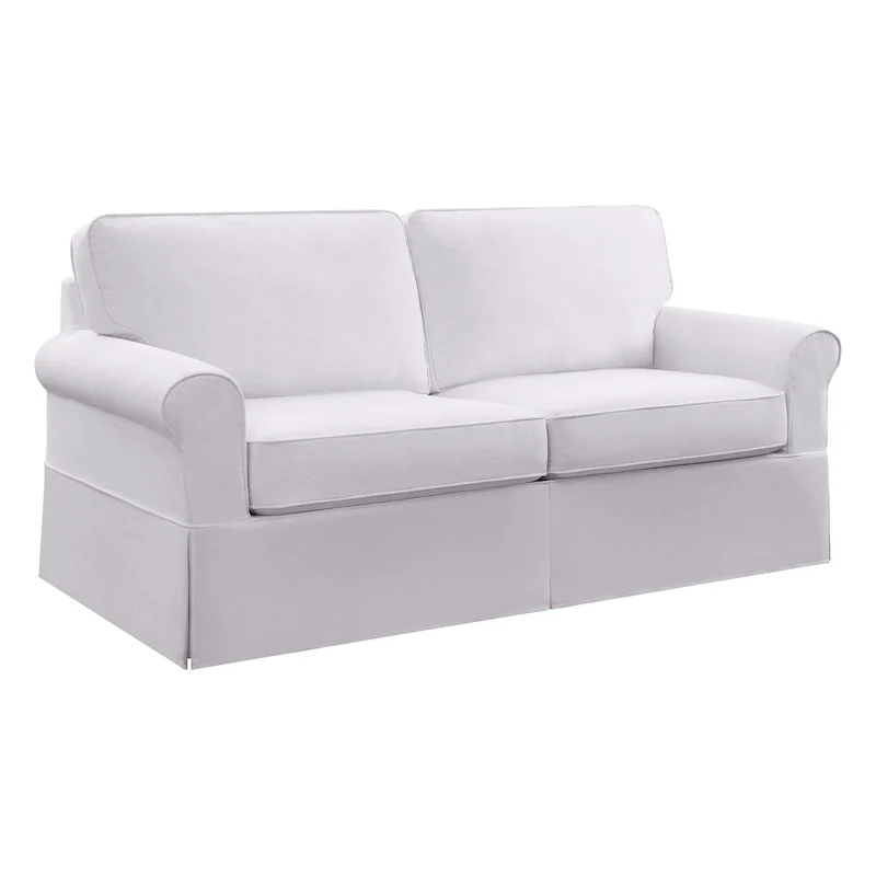 Porch & Den Zuni Mid-century Slip Cover Sofa