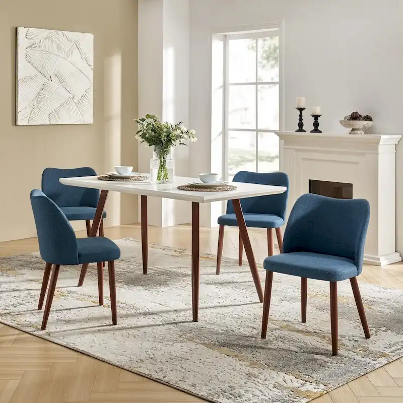 Melisa Solid Wood Dining Chair Set of 4 by HULALA HOME